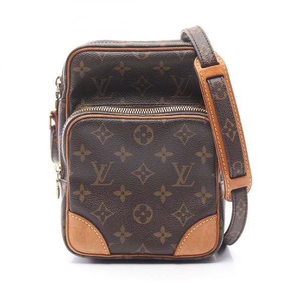 Louis Vuitton Bag Brown Amazon Leather Shoulder Monogram - Picture 2 of 7